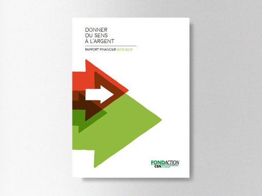 Rapport annuel Fondaction